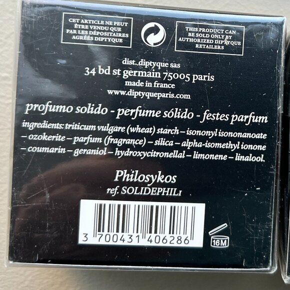 Diptyque Philosykos refillable solid perfume NIB - Picture 3 of 5